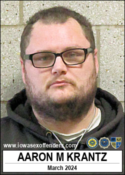 AARON KRANTZ Iowa Sex Offender Registry 