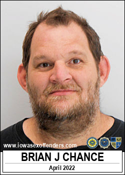 BRIAN CHANCE Iowa Sex Offender Registry 