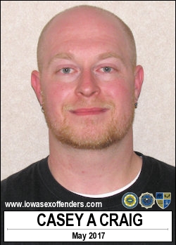 casey craig iowa sex offender registry